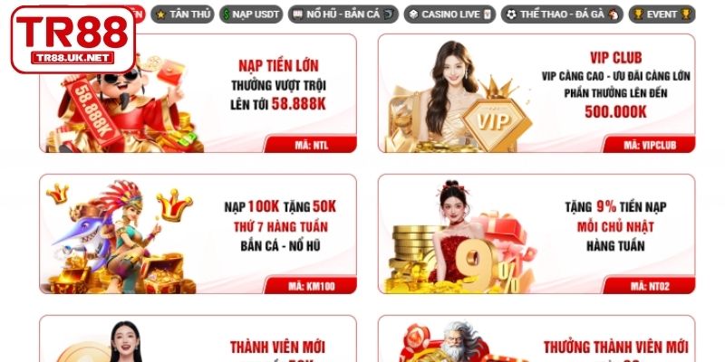 Đánh giá chất lượng khuyến mãi TR88 mang lại