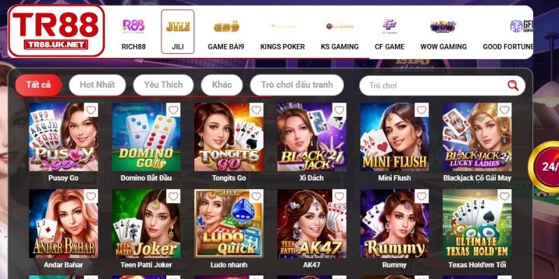 Giới thiệu về game bài TR88