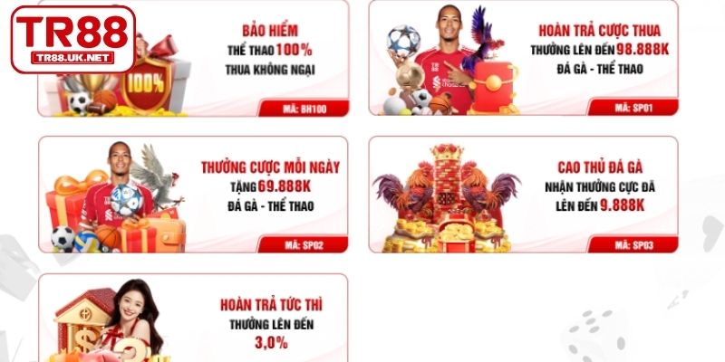 Những điều cần lưu ý khi nhận khuyến mãi TR88
