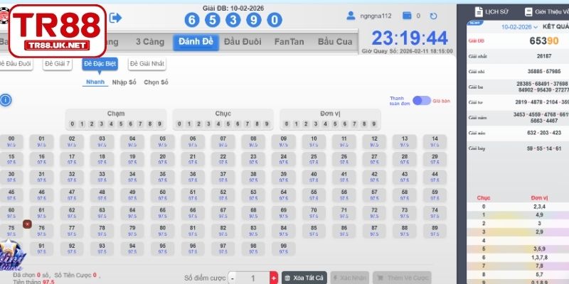 Sơ lược về xổ số TR88